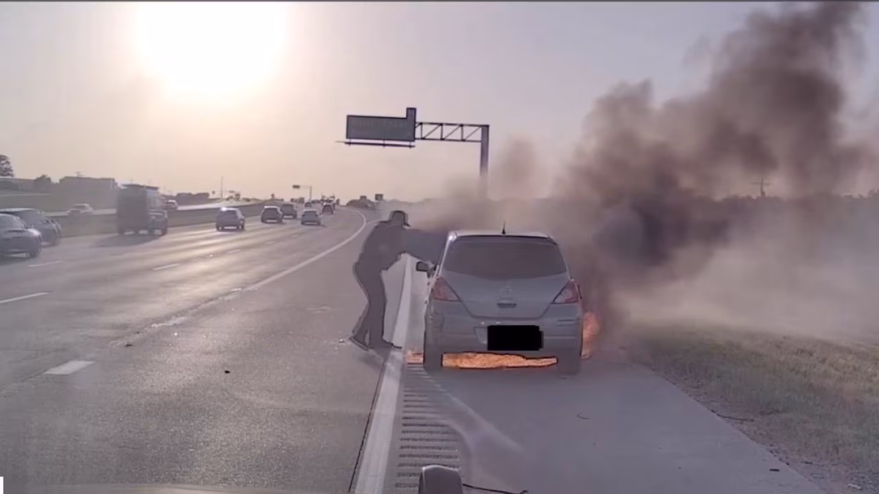 Southlake Police share video of roadside rescue